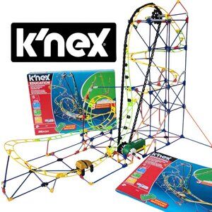 K'NEX Education  STEM Roller Coaster Set Toy 546 Pieces KNEX Building Kit Scienc